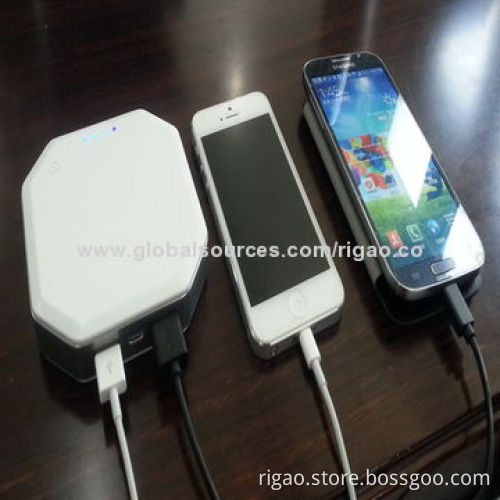 QI wireless charger with 6,000mAh Li-ion battery, for iPhone 5/5C/5S
